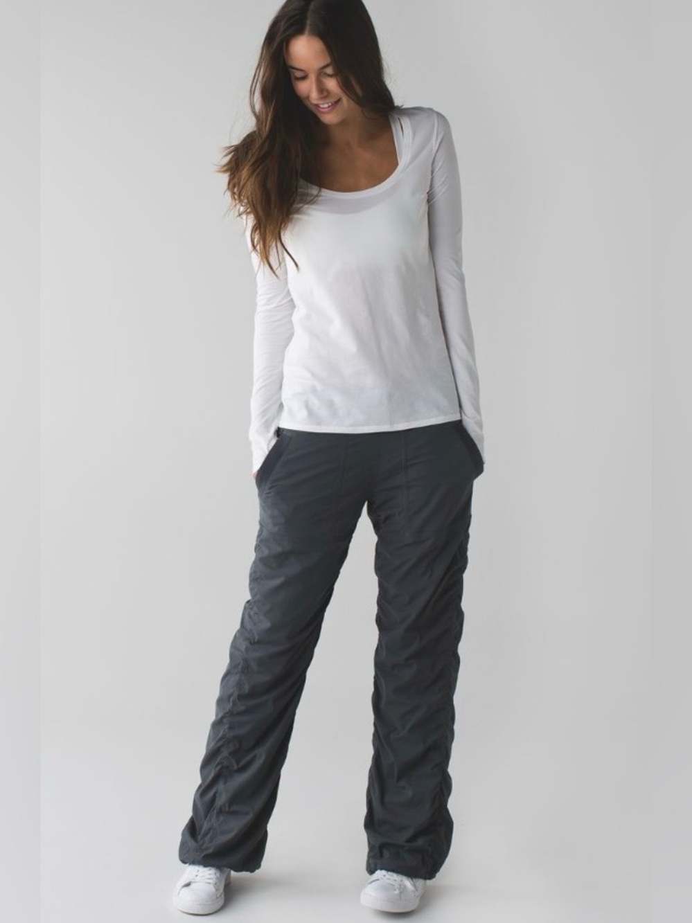 Lululemon Gray Studio Pants Size 8 Tall